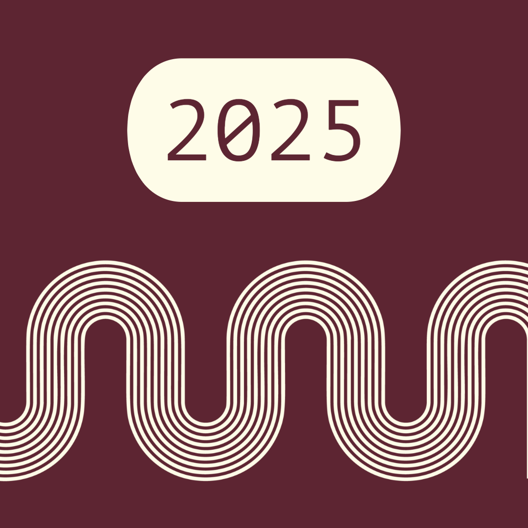 Graphic with text "2025"