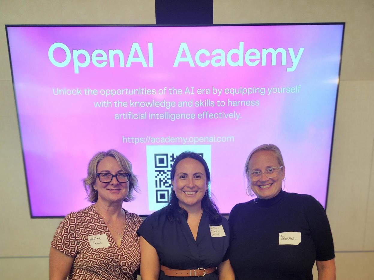 Heather Hanna, Gina Rico Mendez, and Nell Valentine